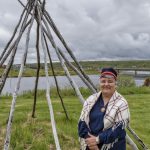 MUSEUMSLEDER Harriet Aira ved Árran – Lulesamisk senter er glad for alle de 366 gjenstandene de får, som alle er knyttet til lulesamisk kultur. Foto: Alf Ove Hansen.