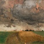 Frits Thaulow_Uvær i Delft_ca 1905_ Kode_Foto Dag Fosse_RMS_M_489_u