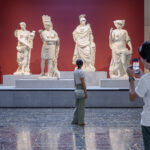View of Gallery 14 at Louvre Abu Dhabi on 1st August 2023